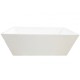 Brand New 1500x750x580mm Square Bathtub Freestanding Acrylic White Bath Tub